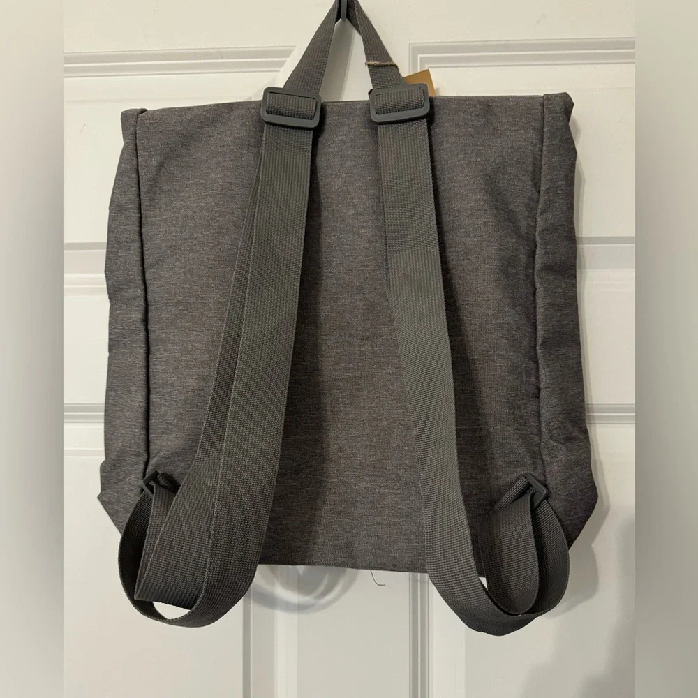 Azzaro Perfumes Fragrance Cologne Backpack Bag GREY GRAY NWT